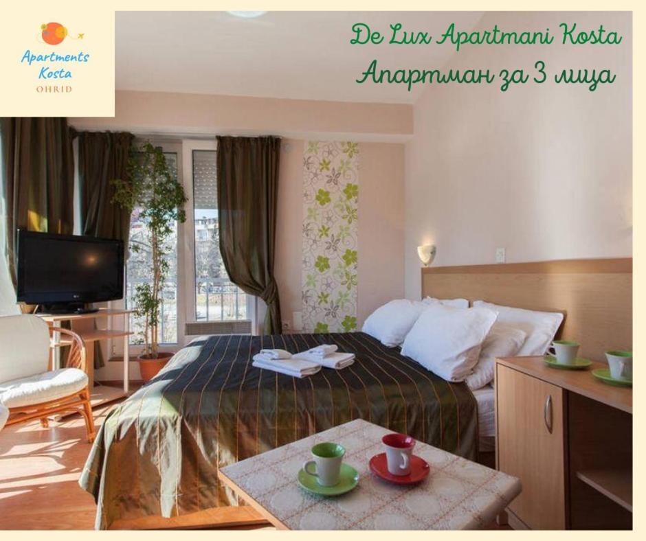 De Lux Apartments Kosta Center Ohrid Exterior foto